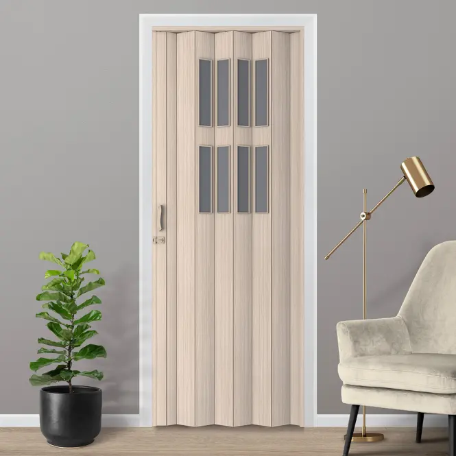 Harmonika ajtó PVC Modena Roble Glacial,5