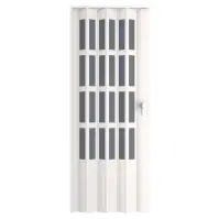 Harmonika ajtó PVC Lugano Off-White