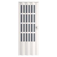 Harmonika ajtó PVC Lugano Off-White