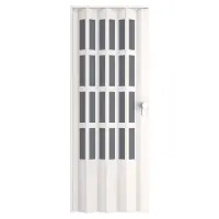 Harmonika ajtó PVC Lugano Off-White