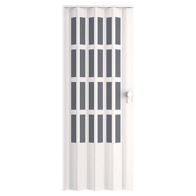 Harmonika ajtó PVC Lugano Off-White