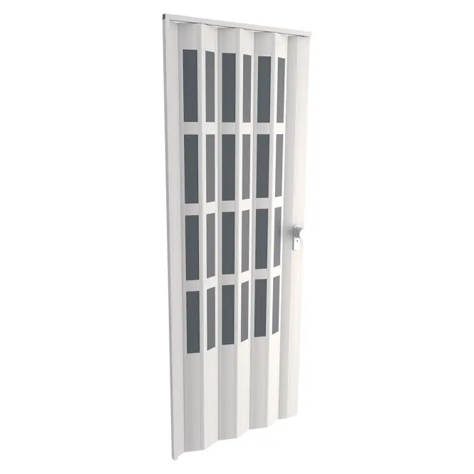 Harmonika ajtó PVC Lugano Off-White,2