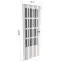 Harmonika ajtó PVC Lugano Off-White,3