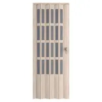 Harmonika ajtó PVC Lugano Roble Glacial