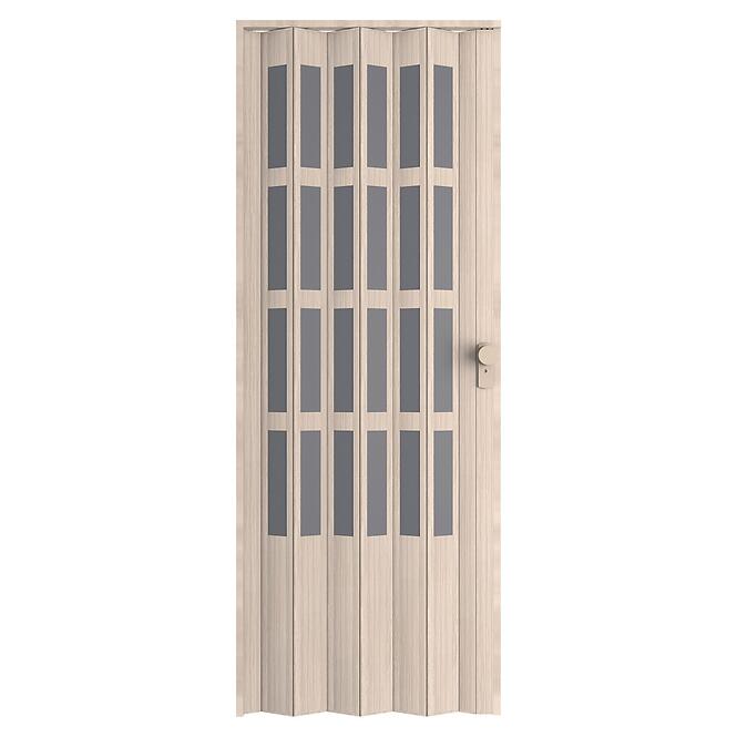 Harmonika ajtó PVC Lugano Roble Glacial