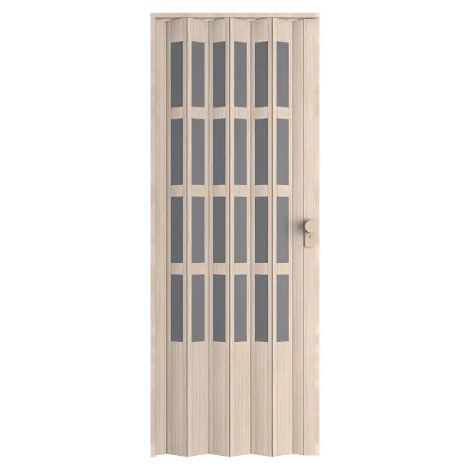 Harmonika ajtó PVC Lugano Roble Glacial