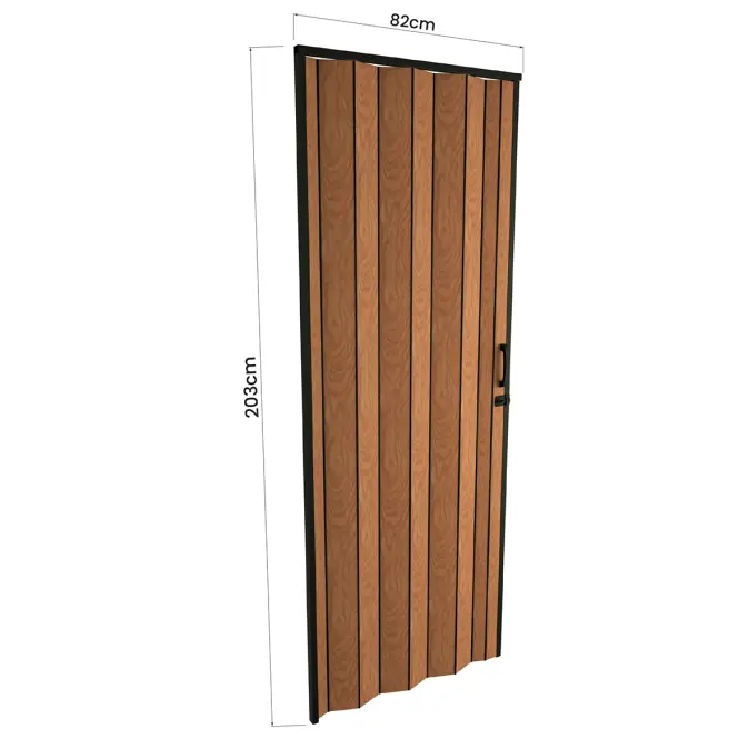 Harmonika ajtó PVC Blacktie Roble Dorado,3