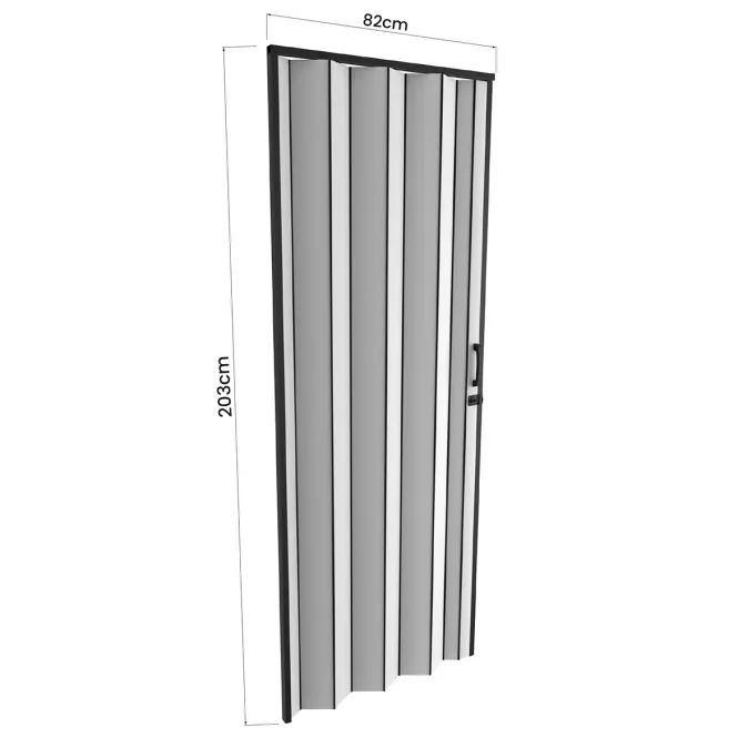 Harmonika ajtó PVC Blacktie Off-White,3
