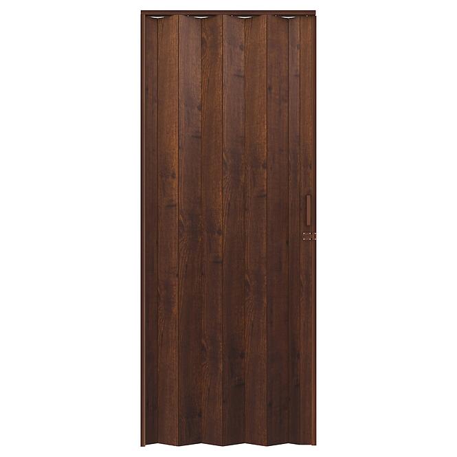 Harmonika ajtó PVC Amalfi Plus Brown Volcano