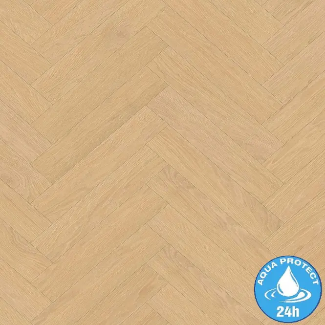 Laminált padló vízálló Tölgy Natural Darcy 8mm AC5 Herringbone K843