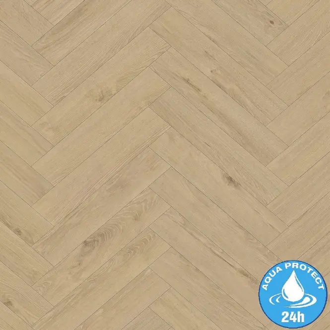 Laminált padló vízálló Tölgy Blonde Montanara 8mm AC5 Herringbone K847