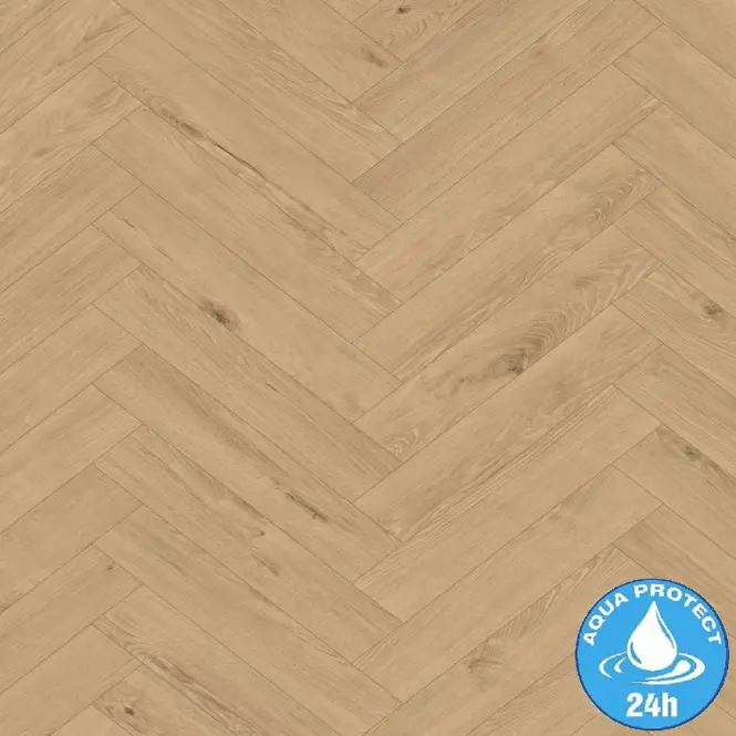 Laminált padló vízálló Tölgy Smoked Montana 8mm AC5 Herringbone K850