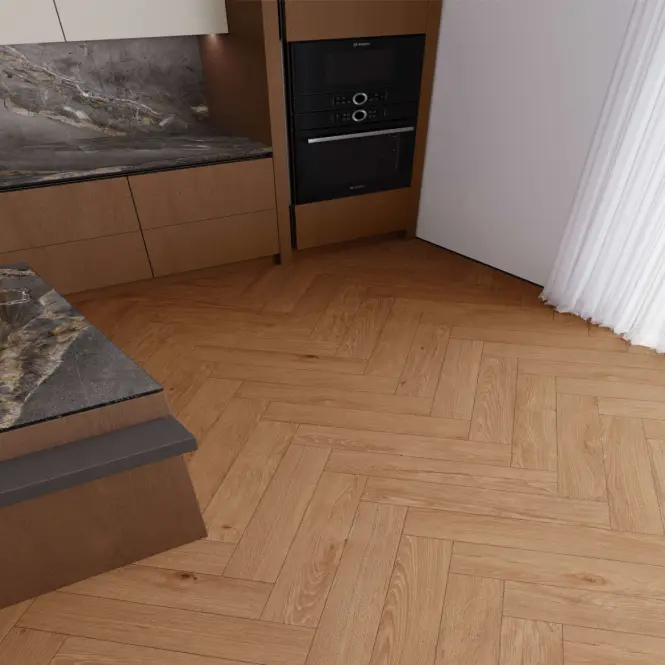 Laminált padló vízálló Tölgy Smoked Montanara 8mm AC5 Herringbone K850