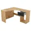 Íróasztal sarok Corner Tölgy Wotan/Fekete,3