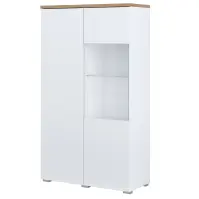 Vitrin 2d Modo 44 Tölgy Mauvella/Fehér