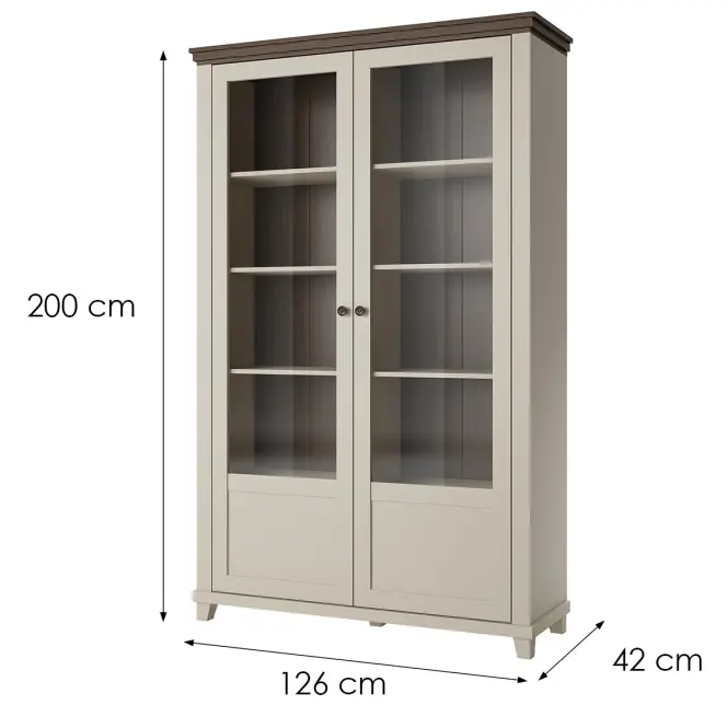 Vitrin D2 Evora 13 Nélkül/Fekete Dunin