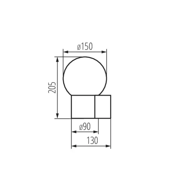 Lámpa STONO 46080 GRAPHITE KG1