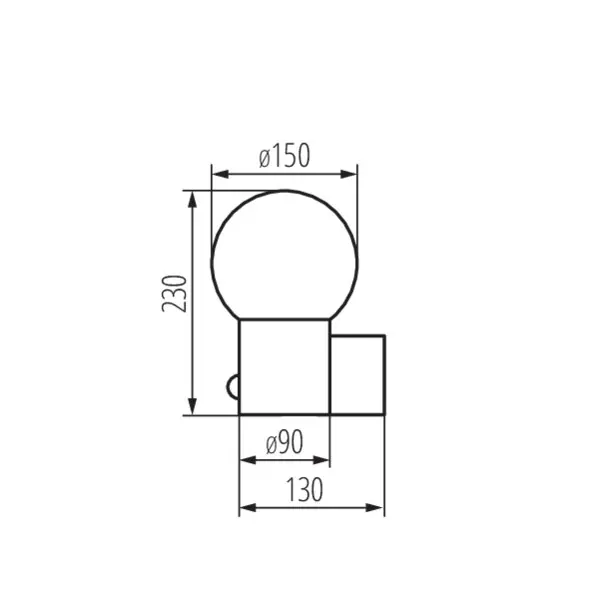 Lámpa STONO 46081 SENSOR GRAPHITE KG1