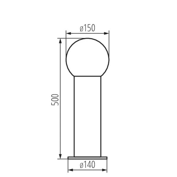 Lámpa STONO 50 46084 SENSOR GRAPHITE LP1,4