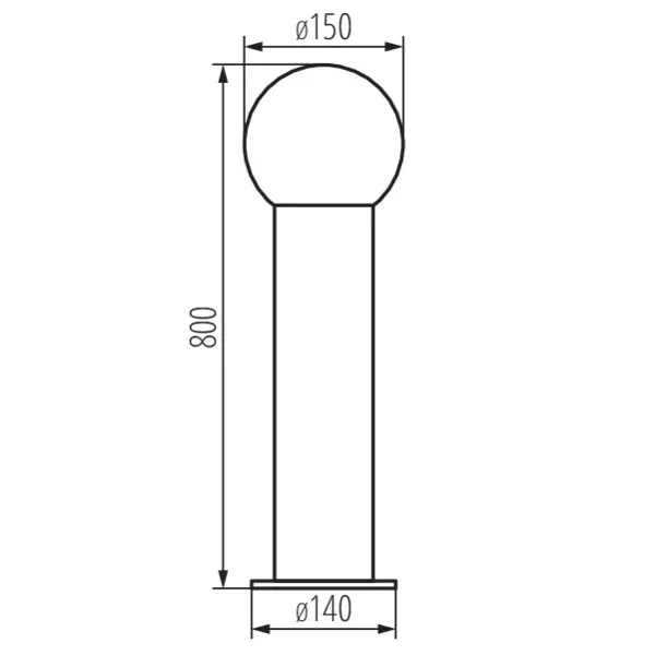 Lámpa STONO 80 46085 GRAPHITE LP1,4