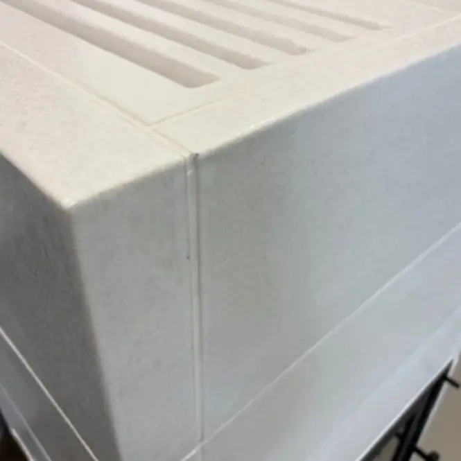 Kemence acél-kályhás Erfurt balos perlwhite 10 kW