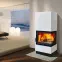 Kemence acél-kályhás Erfurt jobbos perlwhite 10 kW,2