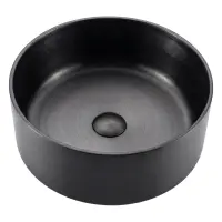 Mosdókagyló lapon Iron Round black