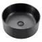 Mosdókagyló lapon Iron Round black