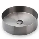 Mosdókagyló lapon Iron Round króm