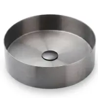Mosdókagyló lapon Iron Round króm