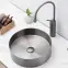 Mosdókagyló lapon Iron Round króm,2