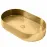 Mosdókagyló lapon Iron Oval gold