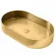 Mosdókagyló lapon Iron Oval gold