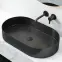 Mosdókagyló lapon Iron Oval black,2