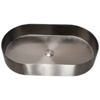 Mosdókagyló lapon Iron Oval króm