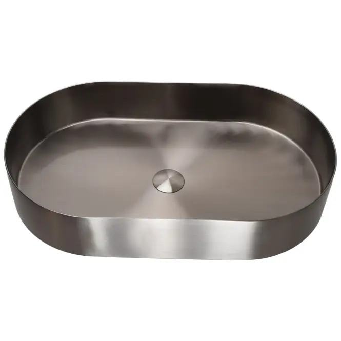 Mosdókagyló lapon Iron Oval króm