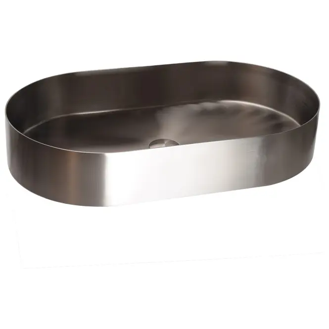 Mosdókagyló lapon Iron Oval króm,4