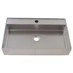 Mosdókagyló lapon Rectangle króm 1/0