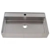 Mosdókagyló lapon Rectangle króm 1/0