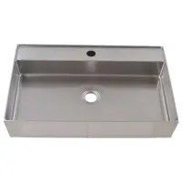 Mosdókagyló lapon Rectangle króm 1/0