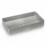 Mosdókagyló lapon Rectangle króm