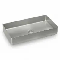 Mosdókagyló lapon Rectangle króm