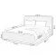Ágy Mila 160x200 Lincoln 03ln bézs,5