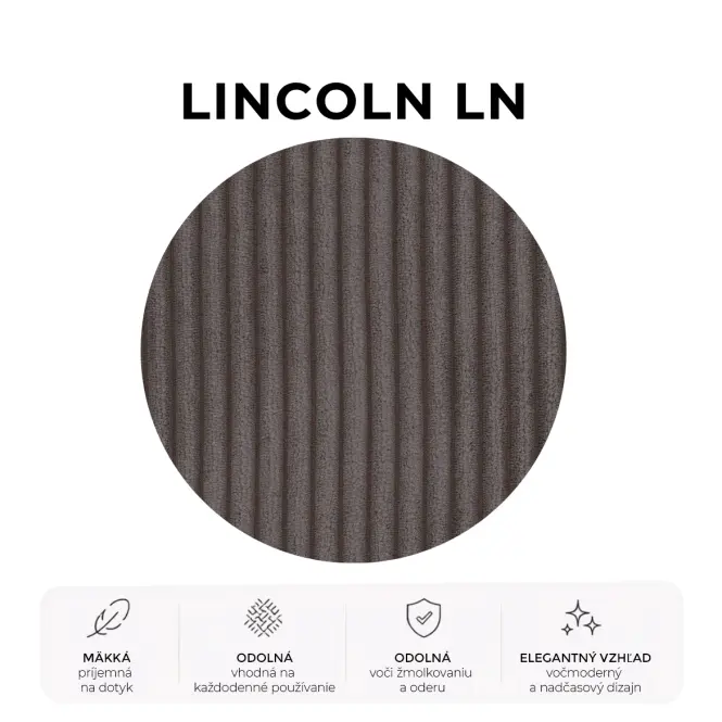 Ágy Mila 160x200 Lincoln 24ln Szürke