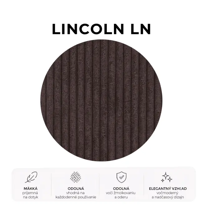 Ágy Mila 140x200 Lincoln 29ln barna,7
