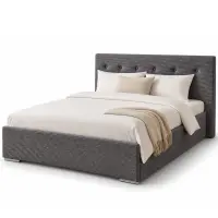 Ágy Mila 140x200 Lincoln 90ln Szürke