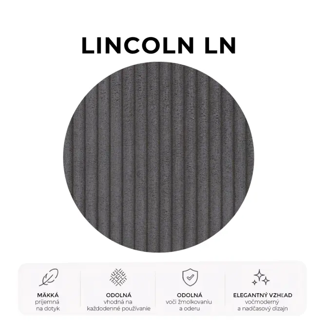 Ágy Mila 140x200 Lincoln 90ln Szürke,7