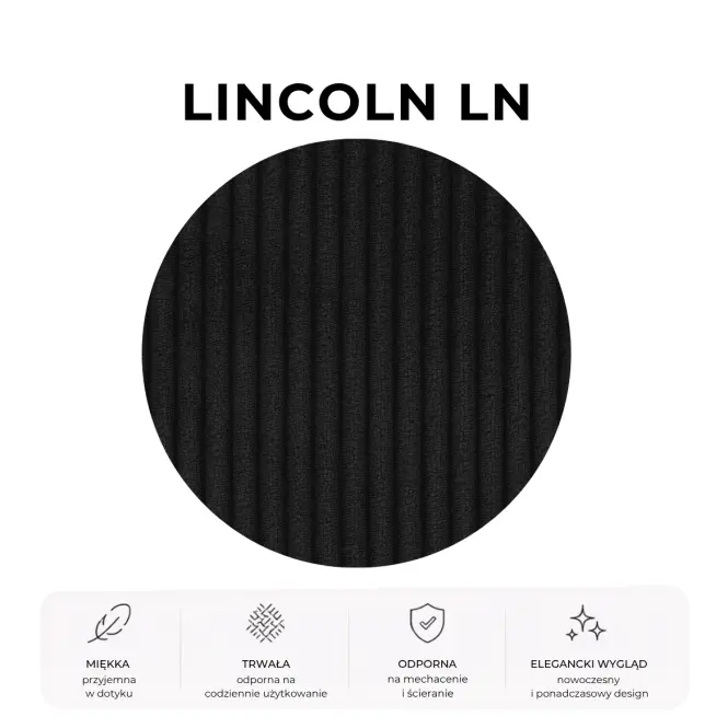 Ágy Mila 160x200 Lincoln 100ln fekete,6