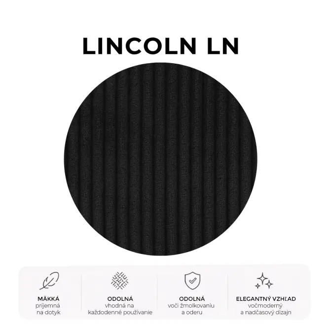 Ágy Mila 160x200 Lincoln 100ln fekete,7