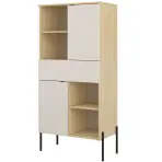 Komód 2d1s Ore 42 Magas  Tölgy Lindberg/Kaszmir